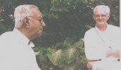 Robert Priddy, with his and my dear friend, the late V.K.Narasimhan, one of India's most courageous and outstanding newspaper editors. Narasimhan privately expressed deep troubles about Sathya Sai Baba's conduct and that of some of his core leaders