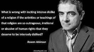 The great British comedian Rowan Atkinson has memorably defended freedom of speech at a Westminster Parliamentary reception